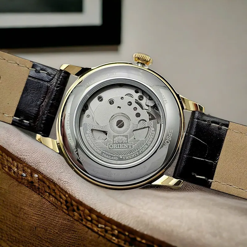 Orient Bambino Version II Small Seconds Leather Men's Watch- RA-AP0106S